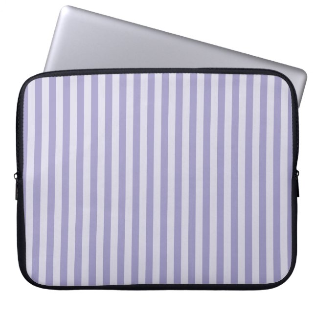 Purple Stripes Laptop Sleeve (Front)
