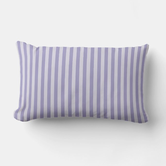 Purple Stripes Lumbar Cushion (Front)