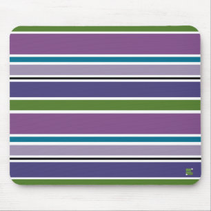 Purple Stripes Mousepad