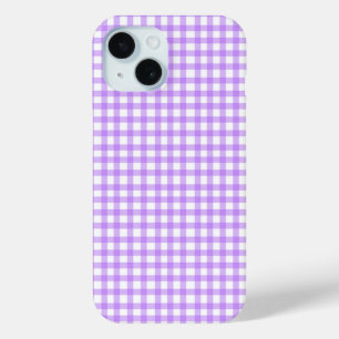 Purple Stripes Patterns Cute iPhone 15 Case