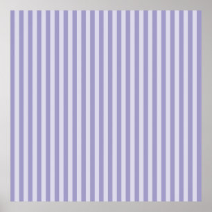 Purple Stripes Poster