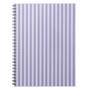 Purple Stripes Spiral Notebook