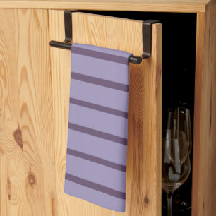 Purple Stripes Tea Towel