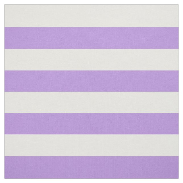 Purple Stripes, White Stripes, Striped Pattern Fabric (Swatch)