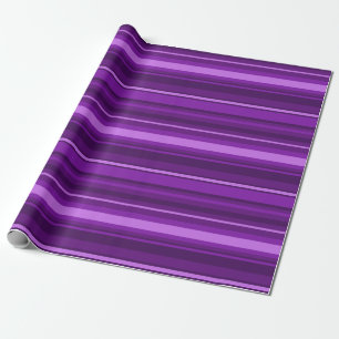Purple stripes wrapping paper