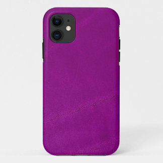 Purple suede iPhone 11 case