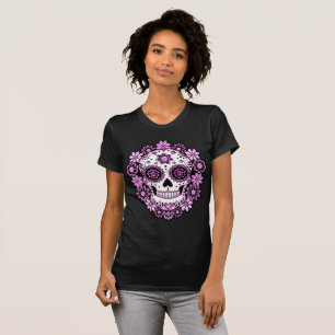 Purple Sugar Skull T-Shirt