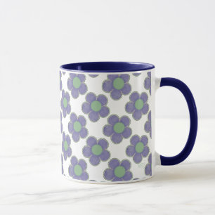 Purple Summer Flowers Mug