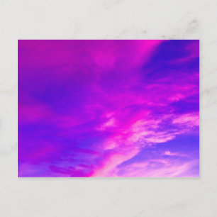 Purple Summer Sky Postcard