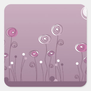 Purple Summer Sticker