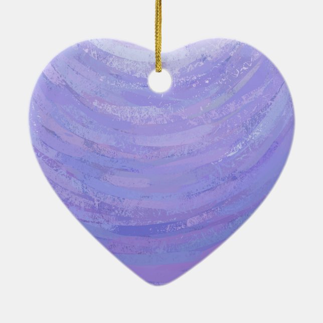 Purple Sun Ceramic Tree Decoration (Back)