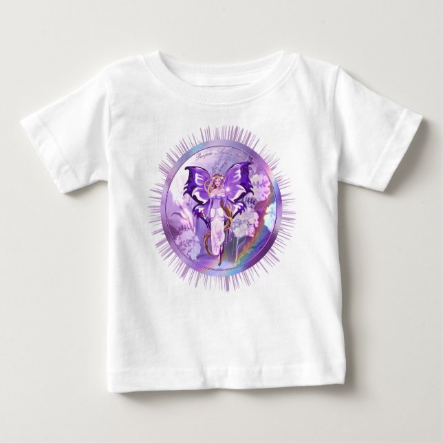 Purple Sun Fairy Baby T-Shirt (Front)