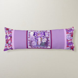 purple sun fairy body cushion
