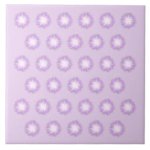 Purple sun Fairy Ceramic Tile