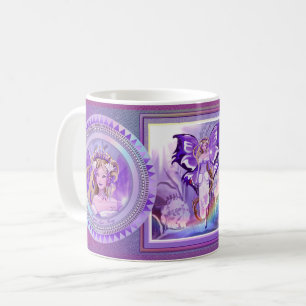 Purple Sun Fairy Coffee Mug