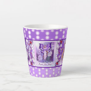 Purple Sun fairy Latte Mug