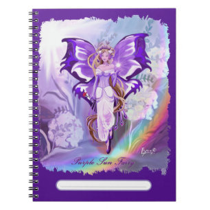 Purple Sun Fairy Notebook