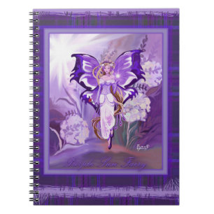 Purple Sun Fairy Notebook