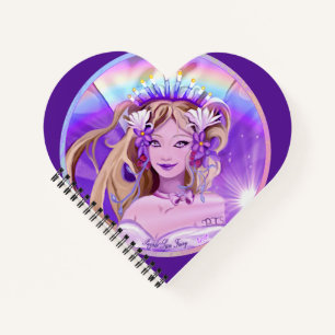 Purple Sun Fairy Notebook