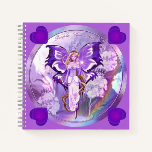 Purple Sun Fairy Notebook