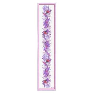 Purple Sun fairy Short Table Runner