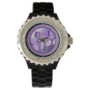 Purple sun Fairy Watch