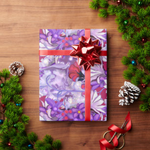Purple Sun Fairy Wrapping Paper