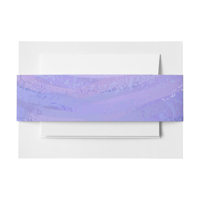 Purple Sun Invitation Belly Band (Front Example)