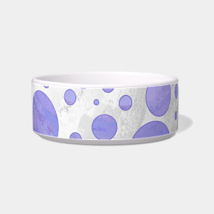 Purple Sun Polka Dot Bowl