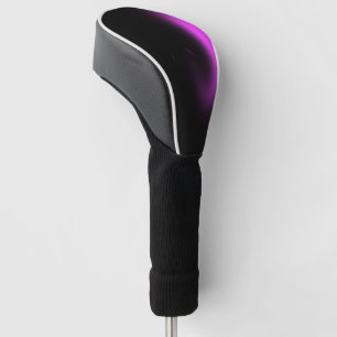 Purple Sunburst Twirl Lights Golf Head Cover