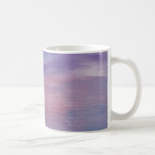 Purple Sunset Blue Pink Colourful Abstract Art Coffee Mug