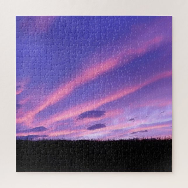 Purple Sunset Jigsaw Puzzle (Vertical)