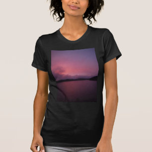 Purple sunset on Lake Arrowhead T-Shirt