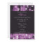 Purple Sweet 16 karaoke night party Invitation