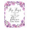 purple sweet pea wedding flip flops wedding sign