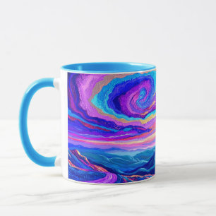 Purple Swirl Mug