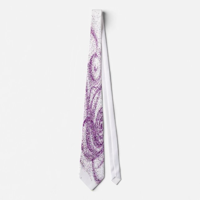 Purple Swirls Tie (Front)