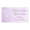 Purple Swirls Wedding Favour Tags