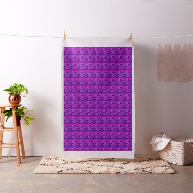 Purple Tales Pima Cotton (54" width) Fabric (In Situ)