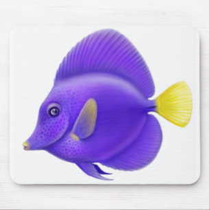 Purple Tang Reef Fish Mousepad
