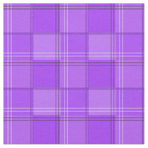 Purple tartan  fabric