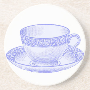 Purple Teacup Coaster