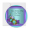 Purple Teal Blue Floral Elegant Party