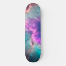 Purple Teal Galaxy Nebula Dream #1 