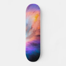 Purple Teal Galaxy Nebula Dream #1 
