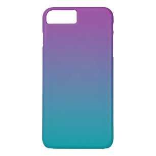 Purple & Teal Ombre iPhone 8 Plus/7 Plus Case