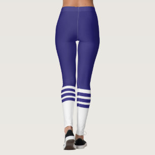Purple Team Custom Colour Tube Sock Leggings