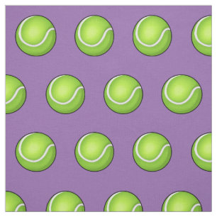 Purple Tennis Ball Fabric