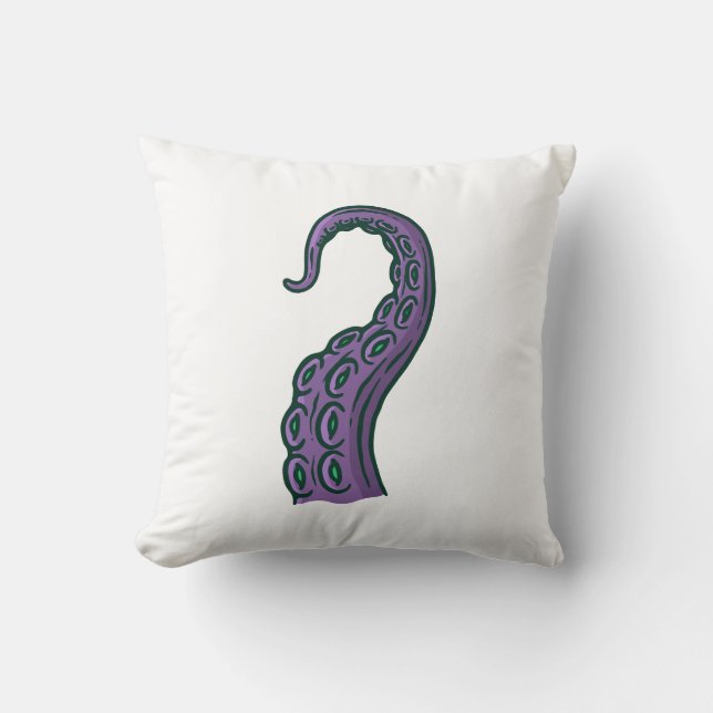 Purple Tentacle Cushion (Front)