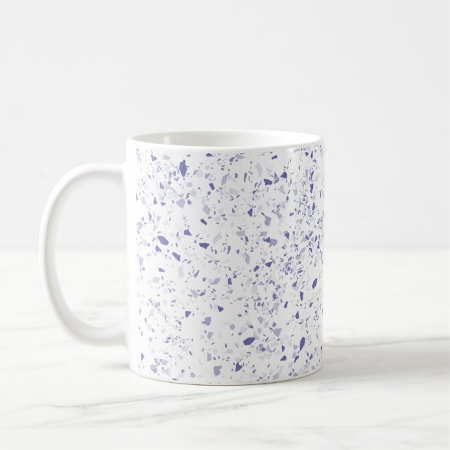 Purple Terrazzo Coffee Mug (Left)